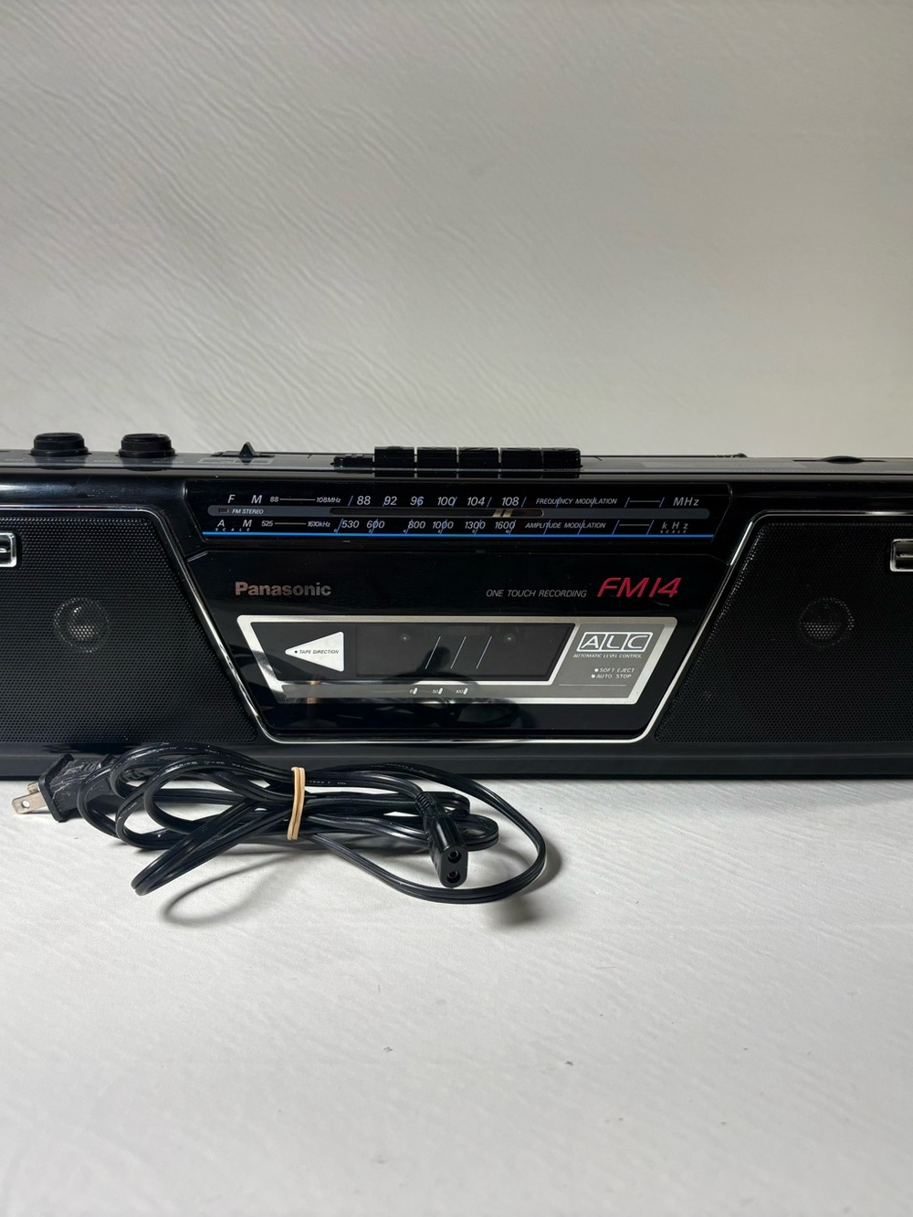 Vintage Panasonic Boombox Cassette AM/FM Radio RX-FM14
